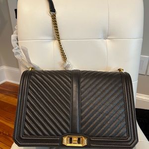 Rebecca Minkoff Chevron Quilted Jumbo Love Crossbody